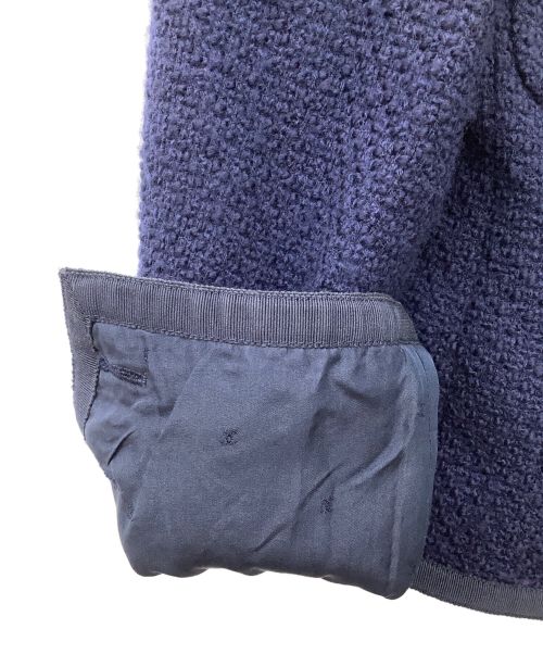 CHANEL（シャネル）CHANEL (シャネル) ヴィンテージツイードジャケット ネイビー サイズ:38の古着・服飾アイテム