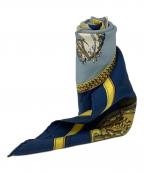 HERMESエルメス）の古着「カレ90 GRAND APPARAT」｜ブルー