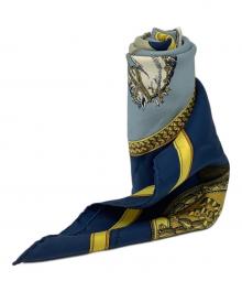 HERMES（エルメス）の古着「カレ90 GRAND APPARAT」｜ブルー