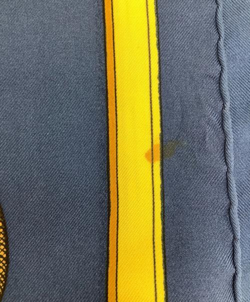 HERMES（エルメス）HERMES (エルメス) カレ90 GRAND APPARAT ブルーの古着・服飾アイテム