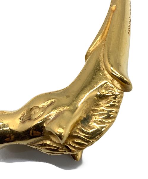 HERMES（エルメス）HERMES (エルメス) シュバルホース バングル　ゴールド サイズ:Freeの古着・服飾アイテム