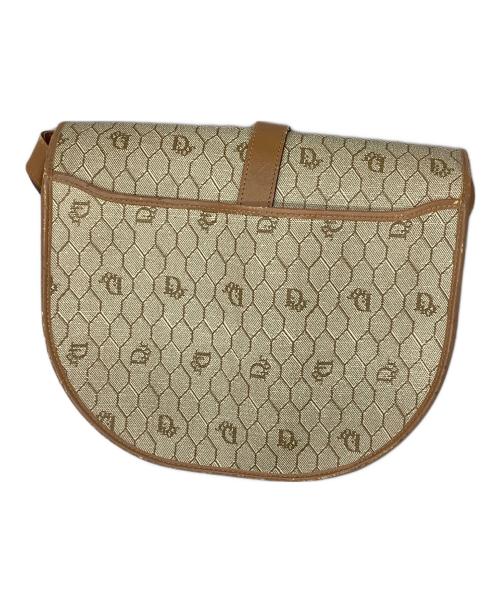 Christian Dior（クリスチャン ディオール）Christian Dior (クリスチャン ディオール) ショルダーバッグ ハニカ柄 ブラウンの古着・服飾アイテム