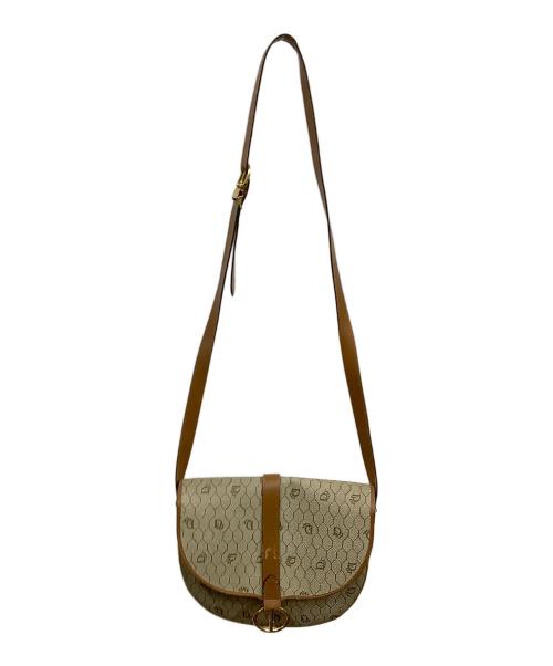 Christian Dior（クリスチャン ディオール）Christian Dior (クリスチャン ディオール) ショルダーバッグ ハニカ柄 ブラウンの古着・服飾アイテム