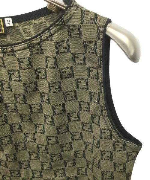 FENDI（フェンディ）FENDI (フェンディ) タンクトップ オリーブ サイズ:Mの古着・服飾アイテム