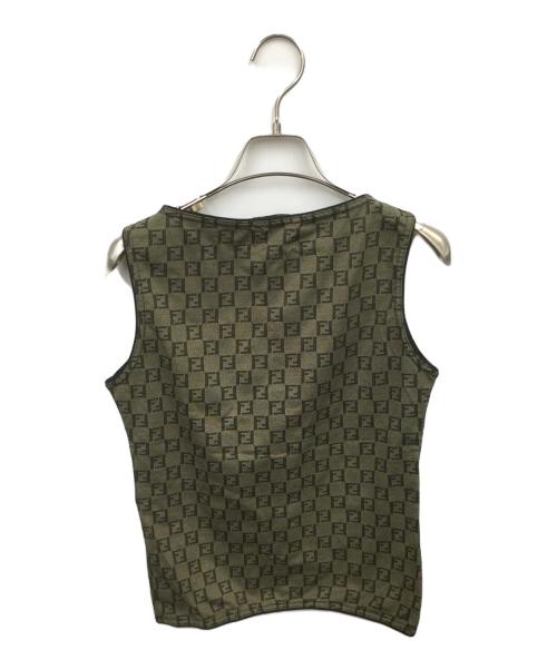 FENDI（フェンディ）FENDI (フェンディ) タンクトップ オリーブ サイズ:Mの古着・服飾アイテム