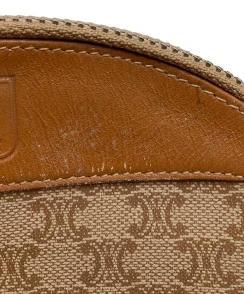 CELINE（セリーヌ）CELINE (セリーヌ) ミニポーチ　CELINE（セリーヌ）　マカダム ブラウンの古着・服飾アイテム