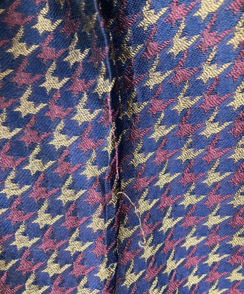 Needles（ニードルズ）Needles (ニードルズ) カットオフボトムクラシックシャツ ボルドー×ベージュ サイズ:Sの古着・服飾アイテム