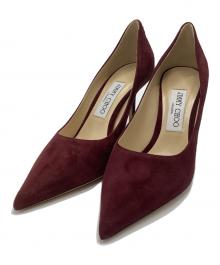JIMMY CHOO（ジミーチュウ）の古着「ヒールパンプス」｜ボルドー