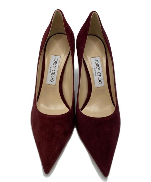 JIMMY CHOO（ジミーチュウ）JIMMY CHOO (ジミーチュウ) ヒールパンプス ボルドー サイズ:SIZE 37 未使用品の古着・服飾アイテム