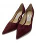 JIMMY CHOO（ジミーチュウ）の古着「ヒールパンプス」｜ボルドー