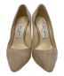 中古・古着 JIMMY CHOO (ジミーチュウ) ヒールパンプス ベージュ サイズ:37：5000円