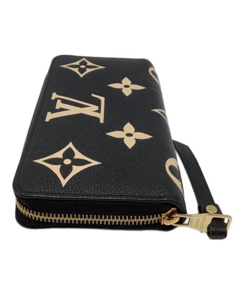 LOUIS VUITTON（ルイ ヴィトン）LOUIS VUITTON (ルイ ヴィトン) バイカラーモノグラムアンプラント ジッピーウォレット ブラックの古着・服飾アイテム