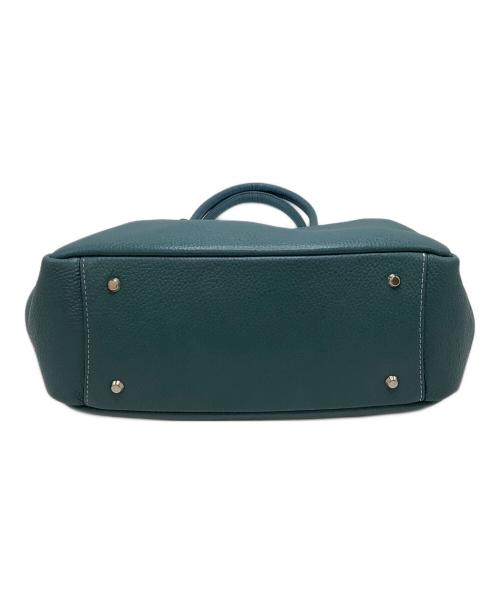 傳濱野（デンハマノ）傳濱野 (デンハマノ) ハンドバッグ ターコイズブルーの古着・服飾アイテム