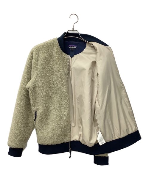 Patagonia（パタゴニア）Patagonia (パタゴニア) レトロXボマージャケット ベージュ×ネイビー サイズ:Sの古着・服飾アイテム