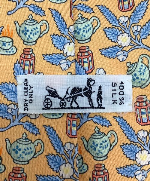 HERMES（エルメス）HERMES (エルメス) ネクタイ　HERMES（エルメス） オレンジ サイズ:-の古着・服飾アイテム