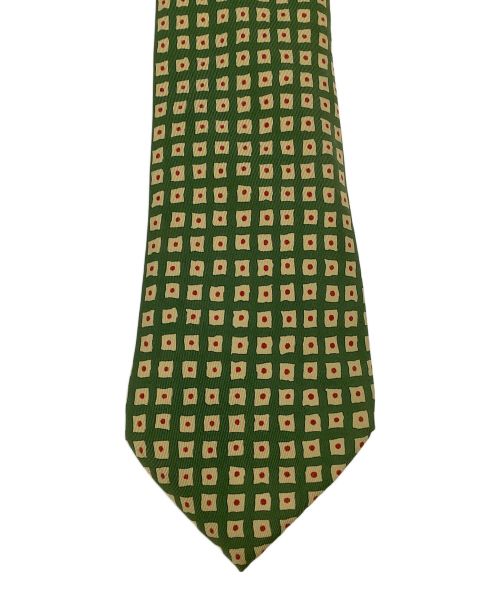 HERMES（エルメス）HERMES (エルメス) ネクタイ　HERMES（エルメス） グリーン サイズ:-の古着・服飾アイテム