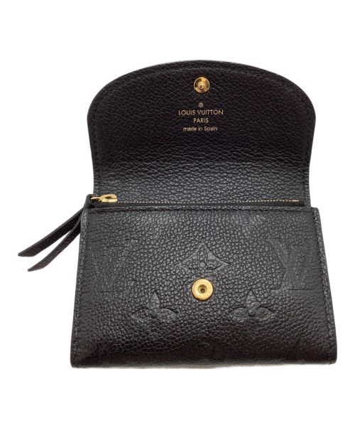 LOUIS VUITTON（ルイ ヴィトン）LOUIS VUITTON (ルイ ヴィトン) ポルトモネ・ロザリ ブラックの古着・服飾アイテム