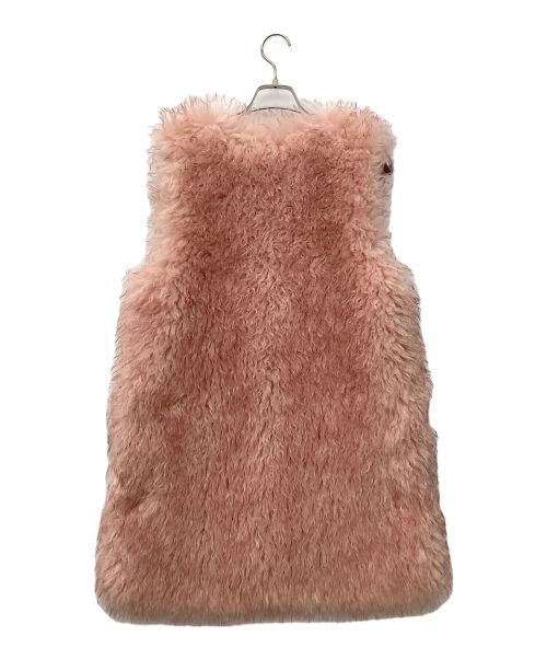 LEMONPLET（レモンプレット）LEMONPLET (レモンプレット) エコファーベスト ピンク サイズ:М 未使用品の古着・服飾アイテム