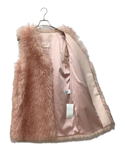 LEMONPLET（レモンプレット）LEMONPLET (レモンプレット) エコファーベスト ピンク サイズ:М 未使用品の古着・服飾アイテム