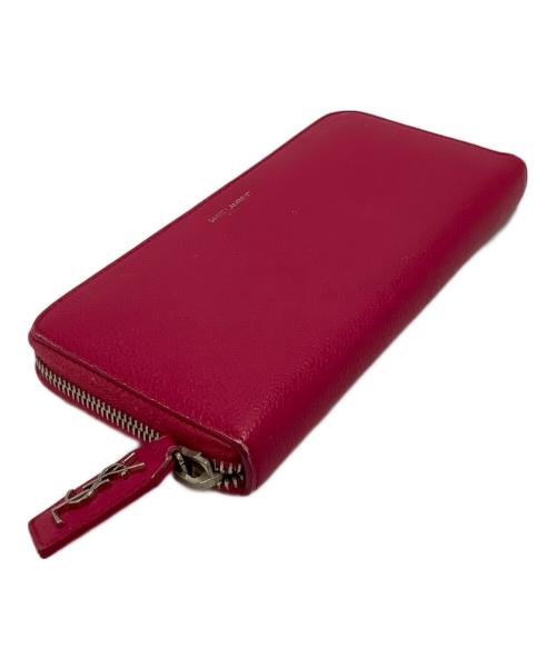 Saint Laurent Paris（サンローランパリ）Saint Laurent Paris (サンローランパリ) 長財布 ピンクの古着・服飾アイテム