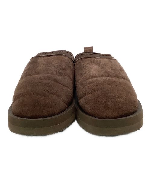 suicoke（スイコック）suicoke (スイコック) ムートンサボシューズ ブラウン サイズ:US5の古着・服飾アイテム