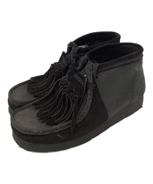 CLARKS（クラークス）CLARKS (クラークス) Wallabee Boots ブラック サイズ:25.5の古着・服飾アイテム