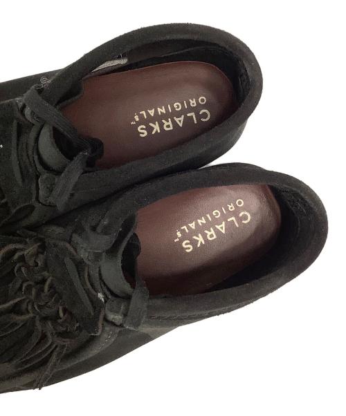 CLARKS（クラークス）CLARKS (クラークス) Wallabee Boots ブラック サイズ:25.5の古着・服飾アイテム