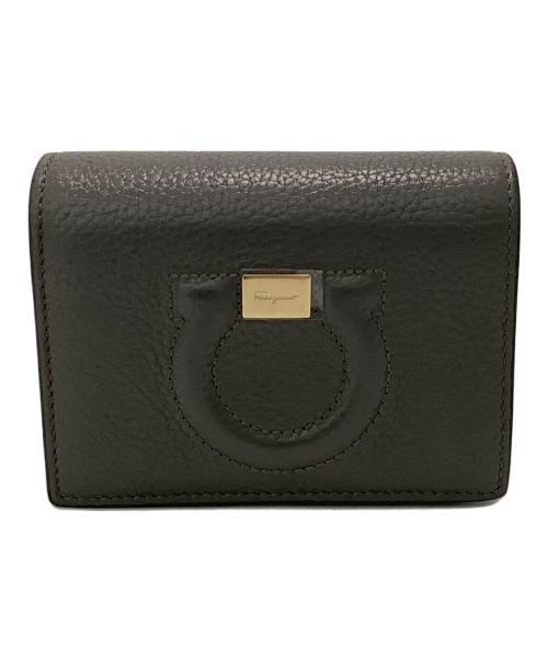 Salvatore Ferragamo（サルヴァトーレ フェラガモ）Salvatore Ferragamo (サルヴァトーレ フェラガモ) ガンチョシティ グレーの古着・服飾アイテム