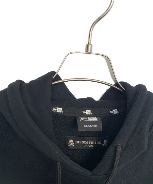 New Era（ニューエラ）New Era (ニューエラ) Mastermind JAPAN (マスターマインド ジャパン) スウェットプルオーバーフーディー ブラック サイズ:XXLの古着・服飾アイテム