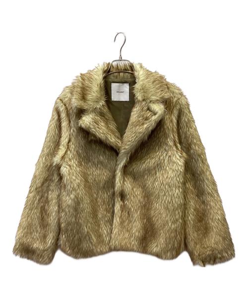 ACLENT（アクレント）ACLENT (アクレント) ファージャケット ベージュ サイズ:Fの古着・服飾アイテム