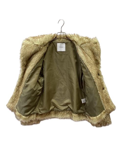 ACLENT（アクレント）ACLENT (アクレント) ファージャケット ベージュ サイズ:Fの古着・服飾アイテム