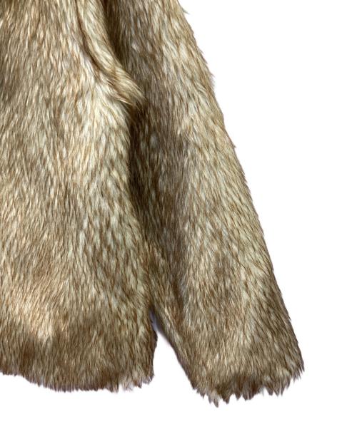 ACLENT（アクレント）ACLENT (アクレント) ファージャケット ベージュ サイズ:Fの古着・服飾アイテム