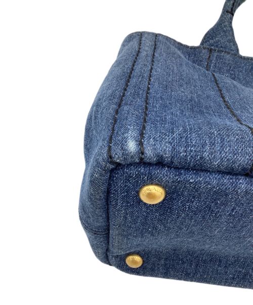 PRADA（プラダ）PRADA (プラダ) カナパデニムトートバッグ インディゴの古着・服飾アイテム