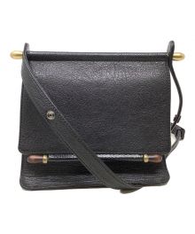 TOFF&LOADSTONE（トフアンドロードストーン）の古着「レザーショルダーバッグ　TOFF&LOADSTON（トフアンドロードストーン）」｜ブラック