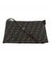 FENDI（フェンディ）の古着「ズッカ　ショルダーバッグ」｜ブラウン×ブラック