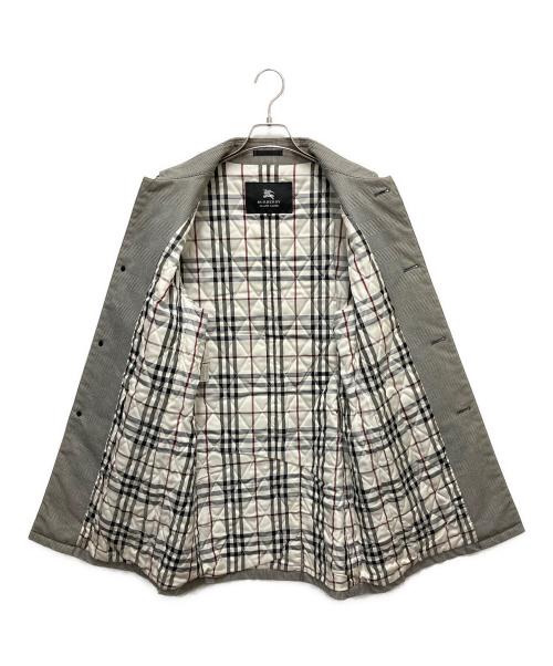 BURBERRY BLACK LABEL（バーバリーブラックレーベル）BURBERRY BLACK LABEL (バーバリーブラックレーベル) ステンカラーコート グレー サイズ:SIZE Mの古着・服飾アイテム