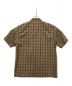 BURBERRY BLACK LABEL (バーバリーブラックレーベル) 半袖ジップシャツ ブラウン サイズ:SIZE 2：12000円