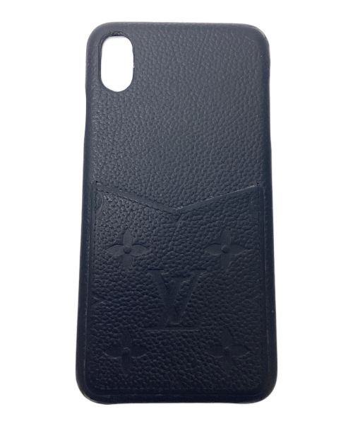 LOUIS VUITTON（ルイ ヴィトン）LOUIS VUITTON (ルイ ヴィトン) iPhoneXs MAXケース ブラックの古着・服飾アイテム