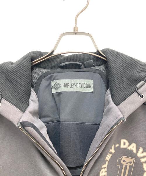 HARLEY-DAVIDSON（ハーレーダビッドソン）HARLEY-DAVIDSON (ハーレーダビッドソン) ライディングスウェットパーカー グレー サイズ:SIZE Mの古着・服飾アイテム