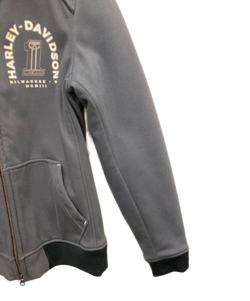 HARLEY-DAVIDSON（ハーレーダビッドソン）HARLEY-DAVIDSON (ハーレーダビッドソン) ライディングスウェットパーカー グレー サイズ:SIZE Mの古着・服飾アイテム