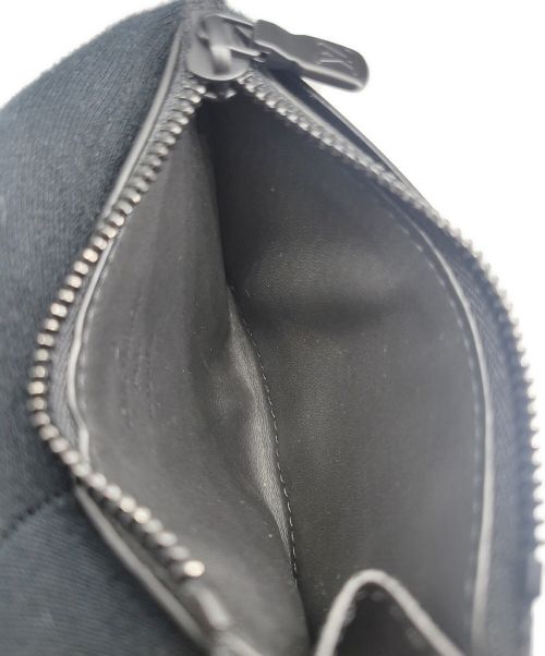 LOUIS VUITTON（ルイ ヴィトン）LOUIS VUITTON (ルイ ヴィトン) カードケース　コンパクト コインカード・ホルダー ブラックの古着・服飾アイテム