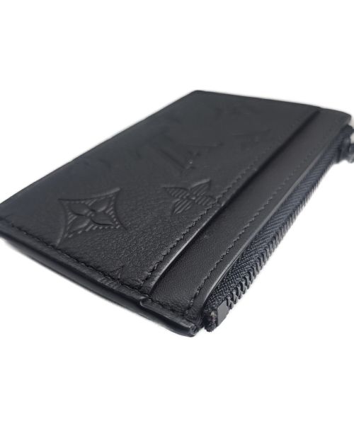 LOUIS VUITTON（ルイ ヴィトン）LOUIS VUITTON (ルイ ヴィトン) カードケース　コンパクト コインカード・ホルダー ブラックの古着・服飾アイテム