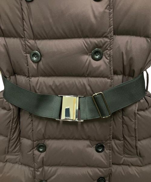 TATRAS（タトラス）TATRAS (タトラス) アゴーニャ/ベルト付ロングダウンコート ブラウン サイズ:2の古着・服飾アイテム
