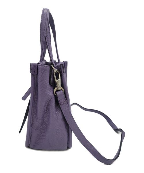 ALLAND（オルランド）ALLAND (オルランド) ハンドバッグ パープルの古着・服飾アイテム