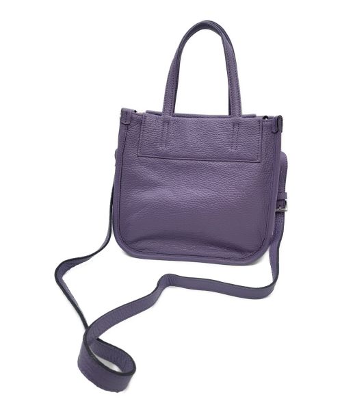 ALLAND（オルランド）ALLAND (オルランド) ハンドバッグ パープルの古着・服飾アイテム