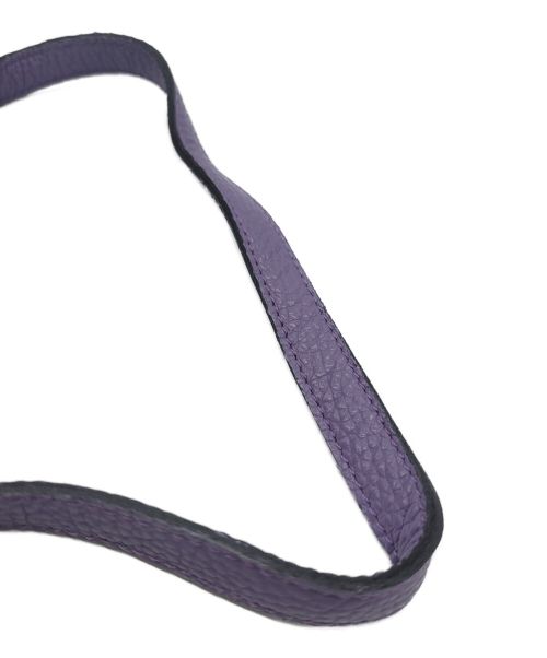 ALLAND（オルランド）ALLAND (オルランド) ハンドバッグ パープルの古着・服飾アイテム