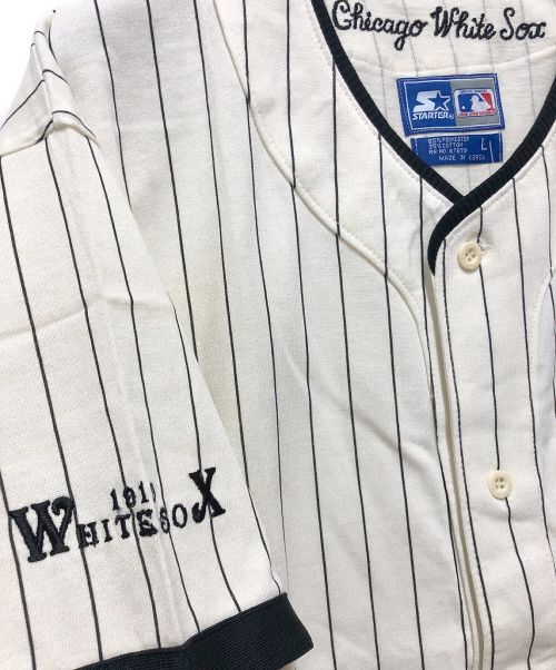 STARTER（スターター）STARTER (スターター) ゲームシャツ ホワイト サイズ:SIZE Lの古着・服飾アイテム