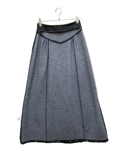 AKANE UTSUNOMIYA（アカネウツノミヤ）AKANE UTSUNOMIYA (アカネウツノミヤ) Ron Herman (ロンハーマン) ロングスカート グレー×ブルー サイズ:38の古着・服飾アイテム