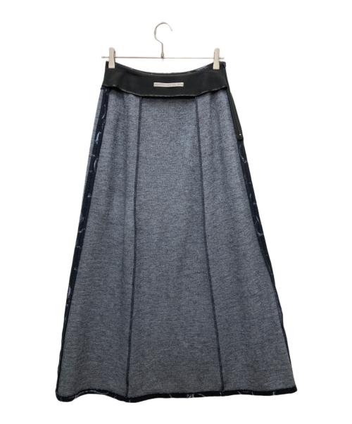 AKANE UTSUNOMIYA（アカネウツノミヤ）AKANE UTSUNOMIYA (アカネウツノミヤ) Ron Herman (ロンハーマン) ロングスカート グレー×ブルー サイズ:38の古着・服飾アイテム