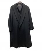 ETHOSENSエトセンス）の古着「ウールコート」｜ブラック